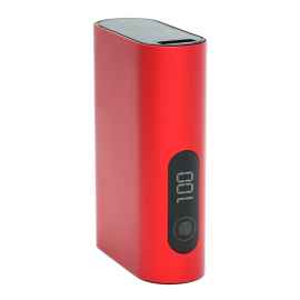 Внешний аккумулятор в металлическом корпусе Wōdan, сенсорный, 10000mAh, красный, Цвет: красный