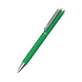 Ручка металлическая Titan софт-тач, зеленая-S, Цвет: зеленый