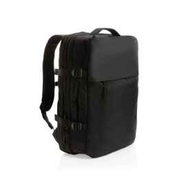Рюкзак для путешествий Swiss Peak из rPET AWARE™ с регулируемым объемом, 15.6', Черный, Цвет: черный,, Размер: Длина 32 см., ширина 18 см., высота 48 см., диаметр 0 см.