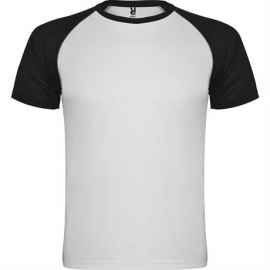 Спортивная футболка INDIANAPOLIS мужская, БЕЛЫЙ/ЧЕРНЫЙ S, Цвет: белый/черный
