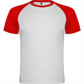 Спортивная футболка INDIANAPOLIS мужская, БЕЛЫЙ/КРАСНЫЙ XL