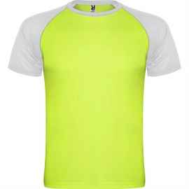 Спортивная футболка INDIANAPOLIS мужская, ФЛУОРЕСЦЕНТНЫЙ ЗЕЛЕНЫЙ/БЕЛЫЙ S, Цвет: Флуоресцентный зеленый/Белый