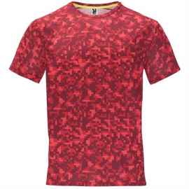 Спортивная футболка ASSEN мужская, КРАСНЫЙ ПИКСЕЛЬ S, Цвет: Красный пиксель