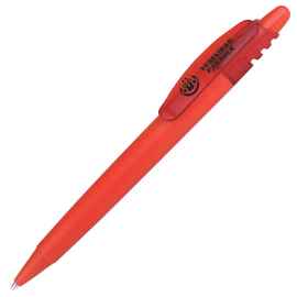 X-8 FROST, ручка шариковая, фростированный красный, пластик, Цвет: красный