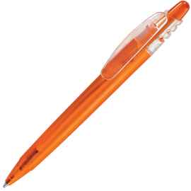 X-8 FROST, ручка шариковая, фростированный оранжевый, пластик, Цвет: оранжевый