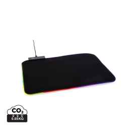 Игровой коврик для мыши с RGB-подсветкой, Черный