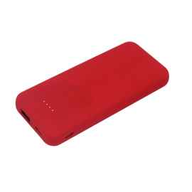 Внешний аккумулятор Arrida 5000mAh, с покрытием &quot;Baby skin”, красный, Цвет: красный