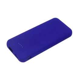 Внешний аккумулятор Arrida 5000mAh, с покрытием &quot;Baby skin”, синий, Цвет: синий