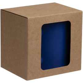 Коробка с окном для кружки Window, ver.2, крафт, Размер: 9,3х11,2х10,6 см, внутренние размеры: 9,2х11х10,5 см