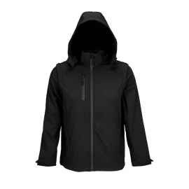 Куртка-трансформер унисекс Falcon, черная, размер XS, Цвет: черный, Размер: XS