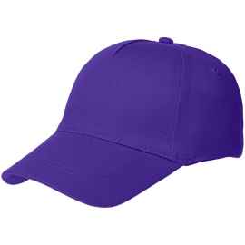 Бейсболка Convention, фиолетовая, Цвет: фиолетовый