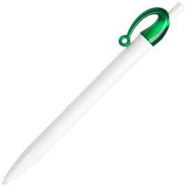 JOCKER, ручка шариковая, зеленый/белый, пластик, Цвет: белый, зеленый