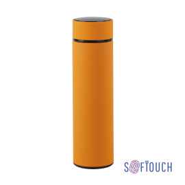Термос 'Бостон' 500 мл с индикацией температуры, soft touch, оранжевый, Цвет: оранжевый