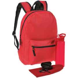 Набор Basepack, красный, Цвет: красный, Размер: рюкзак: 29х41х9 см