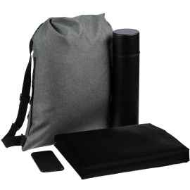 Набор Campani, черный, Цвет: черный, Размер: рюкзак: 34,5х48 см