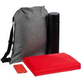 Набор Campani, красный, Цвет: красный, Размер: рюкзак: 34,5х48 см
