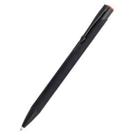 Ручка металлическая Саншайн софт-тач (цветная гравировка), красный, Цвет: красный