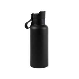 Термобутылка VINGA Balti, 500 мл, Черный, Цвет: черный,, Размер: Длина 7,2 см., ширина 7,2 см., высота 22,2 см., диаметр 0 см.