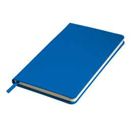 Ежедневник недатированный SIMPLY FIRM, А5,  голубой, кремовый блок, в линейку, Цвет: голубой
