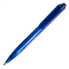 Ручка шариковая N16, синий, RPET пластик, цвет чернил синий, Цвет: синий