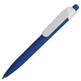 Ручка шариковая N16 soft touch, синий, пластик, цвет чернил синий, Цвет: синий