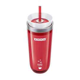 Стакан для охлаждения напитков Iced Coffee Maker, красный