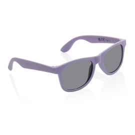 Солнцезащитные очки из переработанного полипропилена GRS, Фиолетовый, Цвет: фиолетовый,, Размер: Длина 14,5 см., ширина 14,8 см., высота 4,9 см., диаметр 0 см.