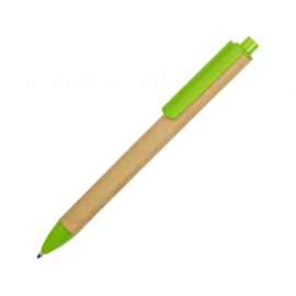 Ручка картонная шариковая Эко 2.0, 18380.19, Цвет: зеленое яблоко,бежевый