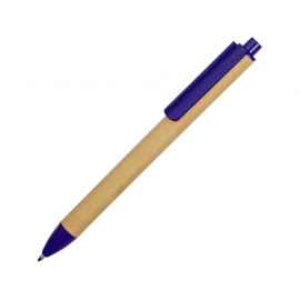 Ручка картонная шариковая Эко 2.0, 18380.02, Цвет: синий,бежевый