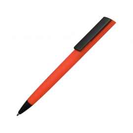 Ручка пластиковая soft-touch шариковая Taper, 16540.01, Цвет: черный,красный