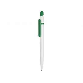 Ручка пластиковая шариковая Этюд, 13135.031, Цвет: белый,зеленый
