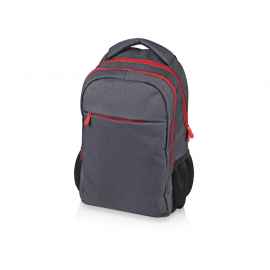 Рюкзак Metropolitan с черной подкладкой, 937201, Цвет: серый,красный