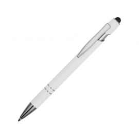 Ручка-стилус металлическая шариковая Sway soft-touch, 18381.06, Цвет: белый