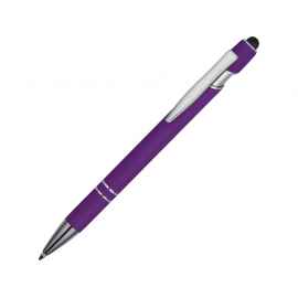 Ручка-стилус металлическая шариковая Sway soft-touch, 18381.14, Цвет: фиолетовый