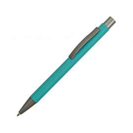 Ручка металлическая soft-touch шариковая Tender, 18341.08, Цвет: серый,бирюзовый