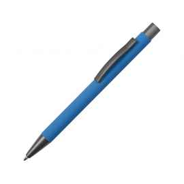 Ручка металлическая soft-touch шариковая Tender, 18341.10, Цвет: голубой,серый