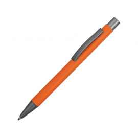 Ручка металлическая soft-touch шариковая Tender, 18341.13, Цвет: серый,оранжевый