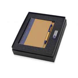 Подарочный набор Essentials с флешкой и блокнотом А5 с ручкой, 8Gb, 700321.02, Цвет: синий,синий,синий,натуральный, Размер: 8Gb
