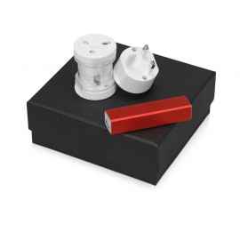 Подарочный набор Charge с адаптером и зарядным устройством, 700311.01, Цвет: красный