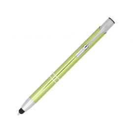 Ручка-стилус металлическая шариковая Moneta с анодированным покрытием, 10729814, Цвет: лайм