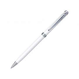 Ручка шариковая Slim, 417570, Цвет: серебристый,белый
