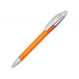 Ручка пластиковая шариковая Кейдж, 15274.13, Цвет: оранжевый,серебристый