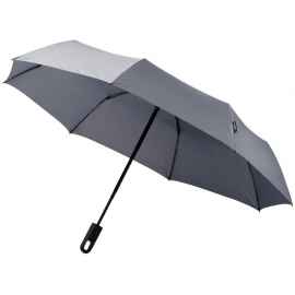 Зонт складной Traveler, 10906402, Цвет: серый