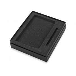Коробка с ложементом Smooth L для ручки и блокнота А5, 700381, Цвет: черный