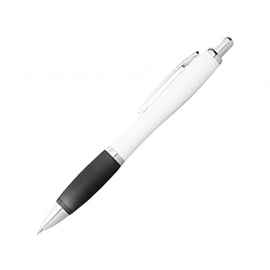 Ручка пластиковая шариковая Nash, черные чернила, 10637103, Цвет: черный,белый, Размер: черные чернила