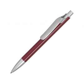 Ручка металлическая шариковая Large, 11313.11, Цвет: серебристый,бордовый