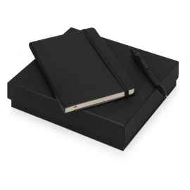 Подарочный набор Moleskine Sherlock с блокнотом А5 и ручкой, 700369.02, Цвет: черный