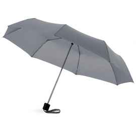 Зонт складной Ida, 10905207, Цвет: серый