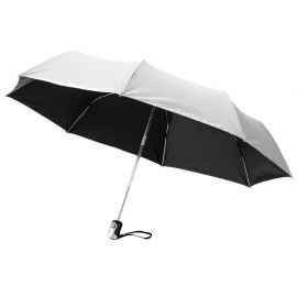 Зонт складной Alex, 10901601, Цвет: черный,серебристый