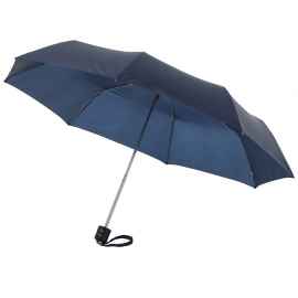 Зонт складной Ida, 10905201, Цвет: темно-синий